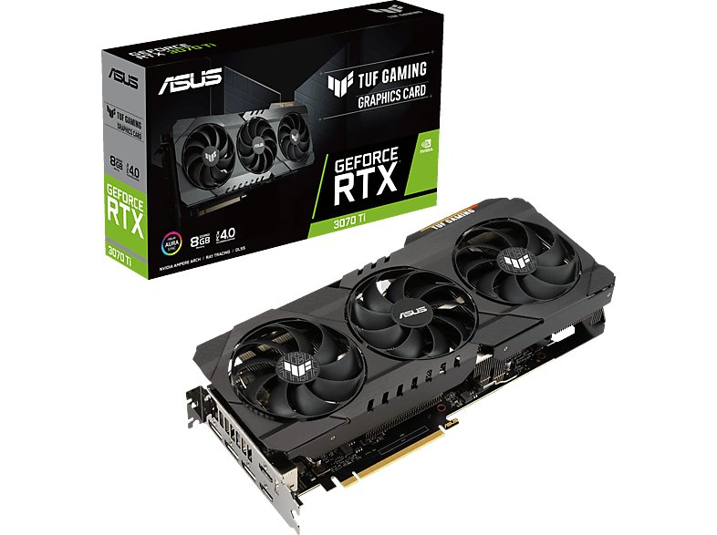 ASUS GeForce RTX™ 3070 LHR Ti 8GB TUF Grafikkarte) (NVIDIA, Gaming (90YV0GY1-M0NA00) Gaming