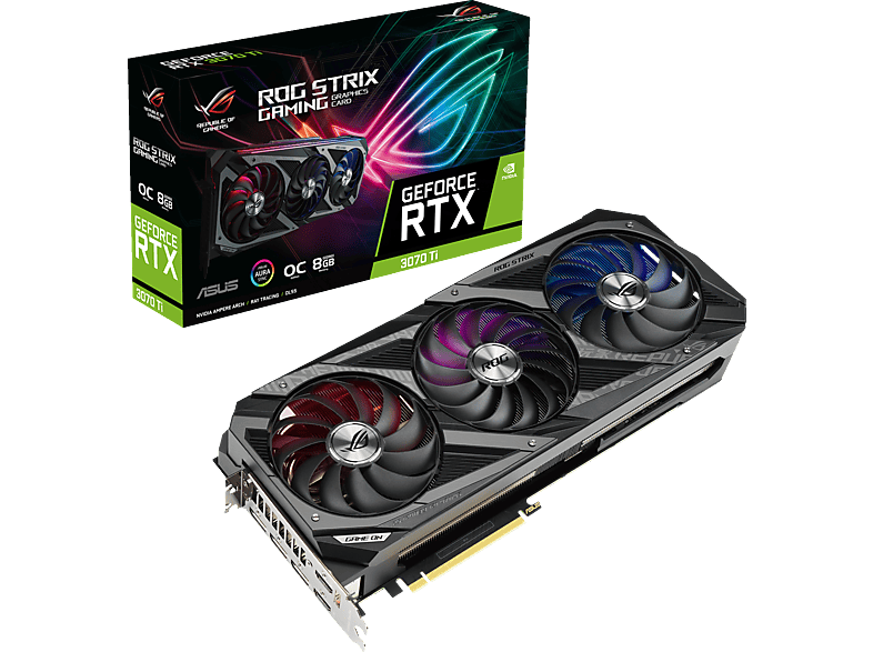 Gaming Grafikkarte ASUS GeForce RTX™ 3070 Ti ROG Strix