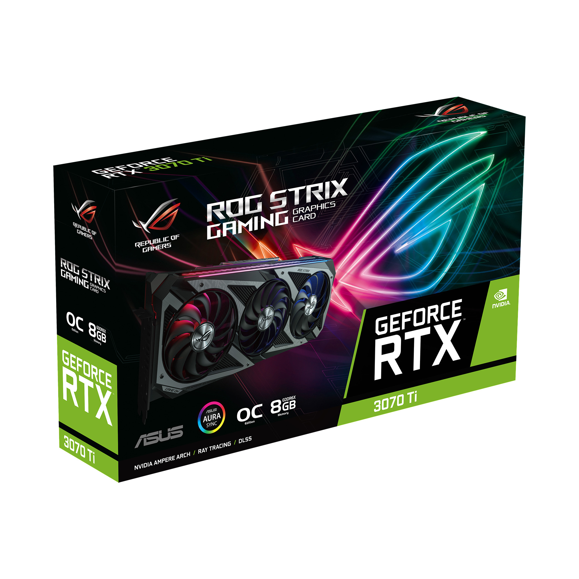 ASUS GeForce RTX™ 3070 Ti ROG Strix Gaming OC 8GB LHR (90YV0GW0-M0NA00) (NVIDIA, Gaming Grafikkarte)