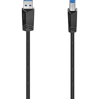 HAMA 200625 - Câble USB, 1.5 m, 5 Gbit/s, Noir