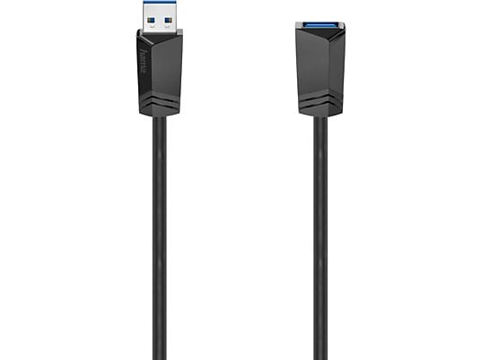 HAMA 200628 - Câble USB, 1.5 m, 5 Gbit/s, Noir
