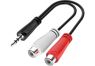 HAMA 00200350 - Audio-Adapter (Schwarz/Weiss/Rot)