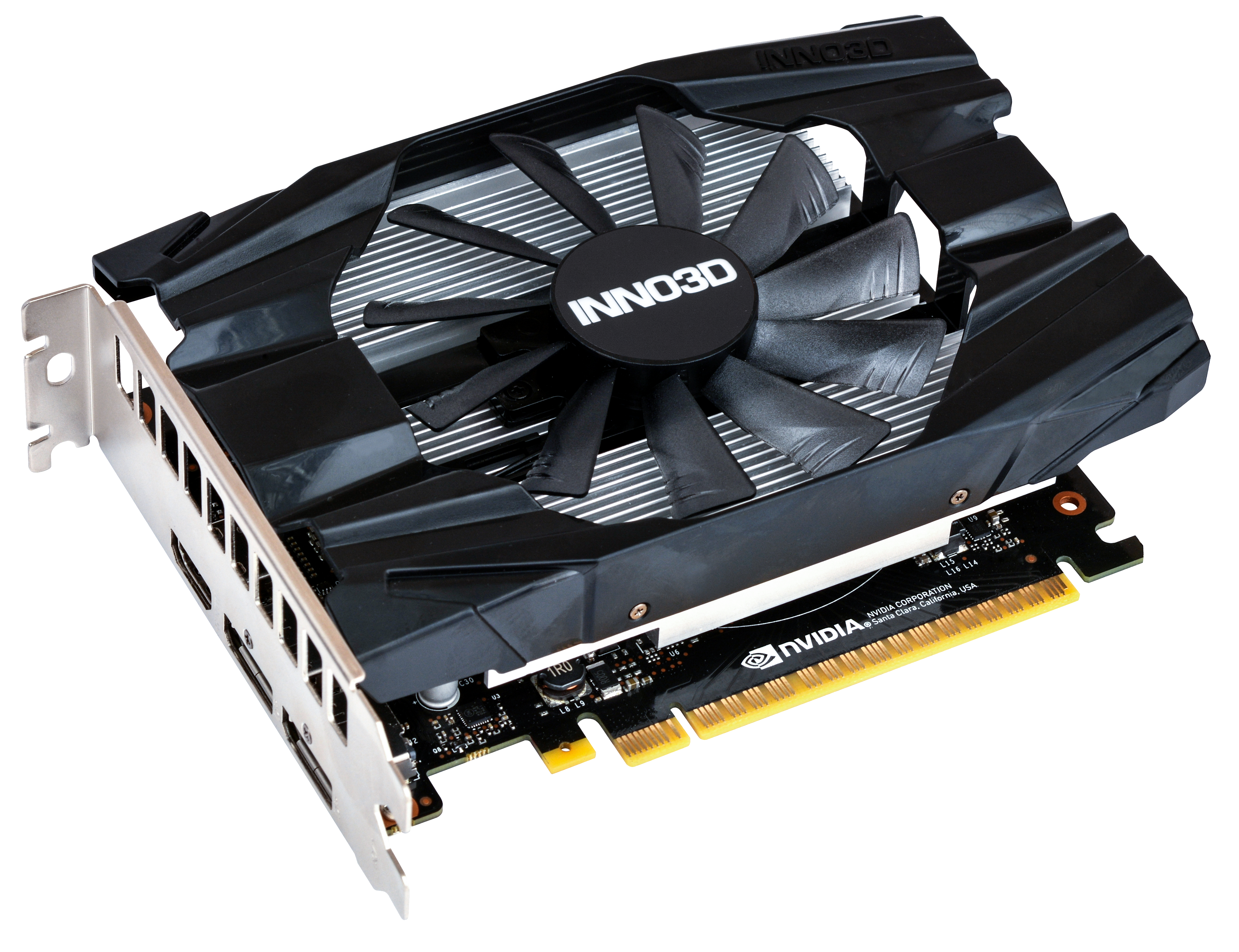 INNO3D GeForce GTX 1650 Compact X1 4 GB (N16501-04D6-1177VA19) (NVIDIA, Grafikkarte)