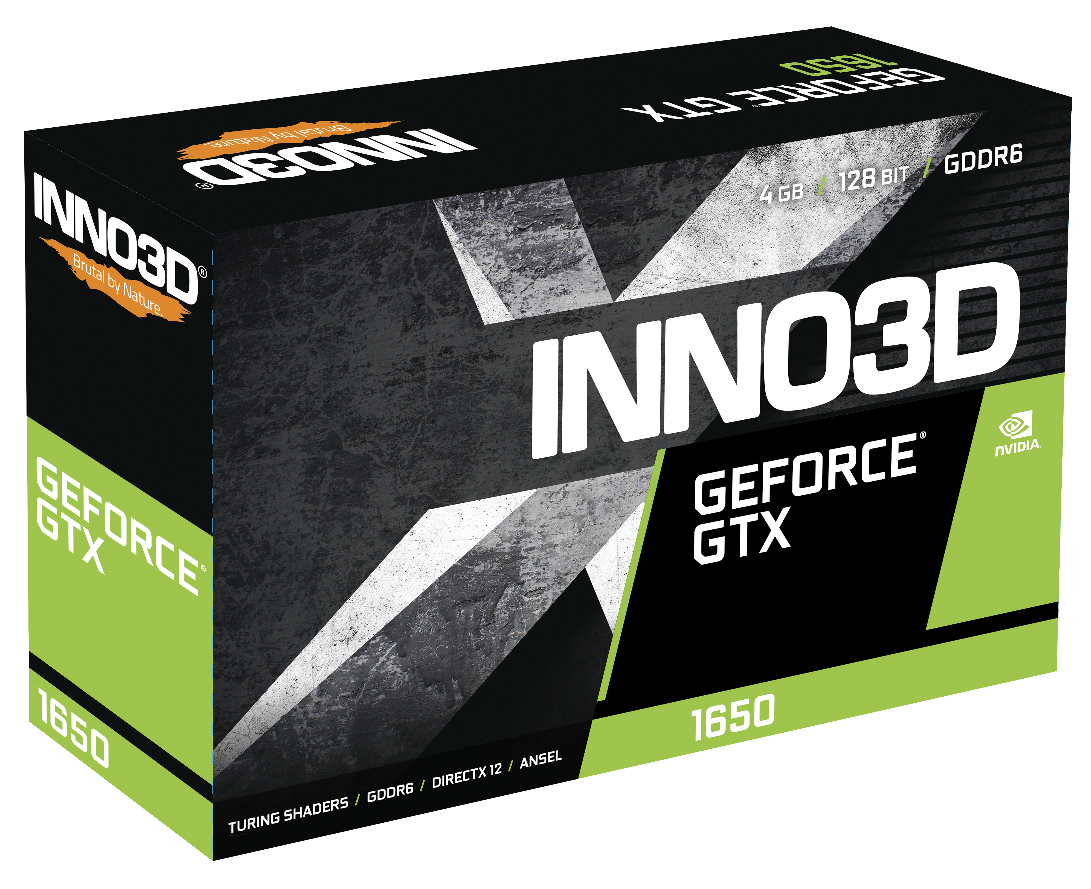INNO3D GeForce GTX 1650 Compact X1 4 GB (N16501-04D6-1177VA19) (NVIDIA, Grafikkarte)