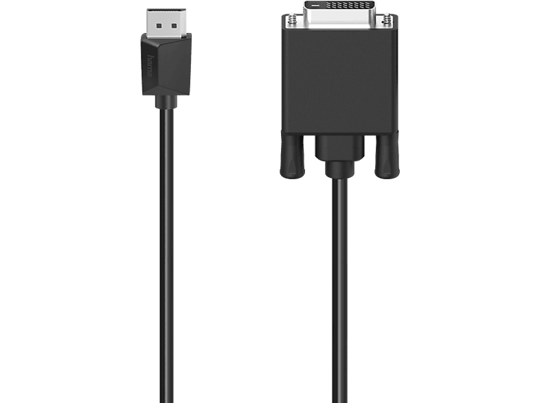 HAMA DPP/DVI M/M 4K 1.5 M - DisplayPort/DVI-Kabel (Schwarz)