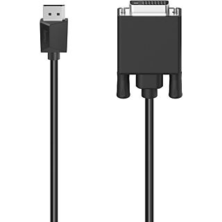 HAMA DPP/DVI M/M 4K 1.5 M - DisplayPort/DVI-Kabel (Schwarz)