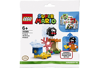 LEGO 30389 Fuzzy & Pilz-Plattform Super Mario Bausatz, Mehrfarbig