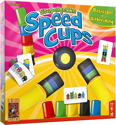 Stapelgekke Speed Cups 6 spelers - Actiespel