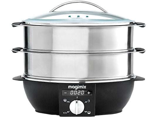 MAGIMIX 11582 - Cuiseur vapeur (Acier inoxydable/Noir)
