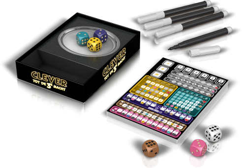 Clever tot de 3e macht - Dobbelspel