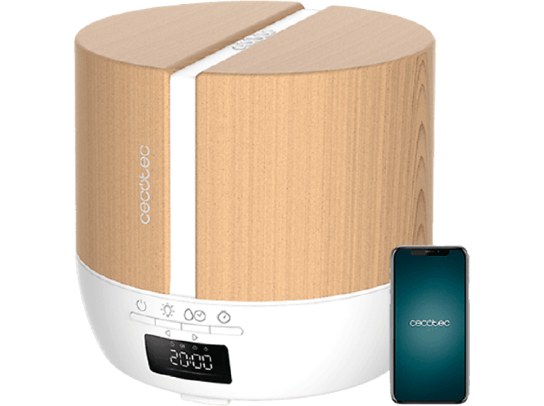 Humidificador Cecotec PureAroma 550 Connected White Woody 0.5 l