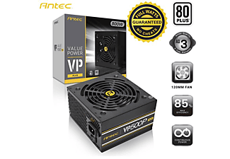 ALIMENTATORE PC ANTEC VP500P Plus-EC 80+