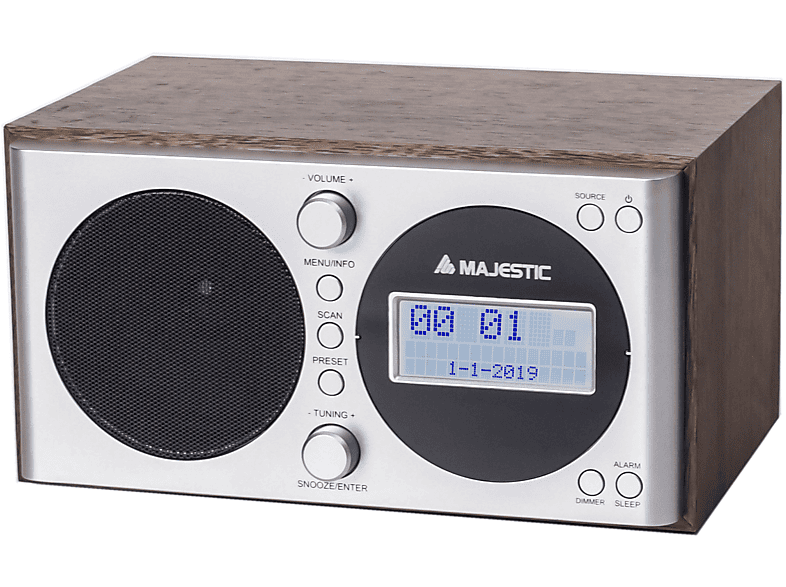 Radio Digitale Portatile DAB DAB+ FM RDS Display LCD 2.4 Trevi