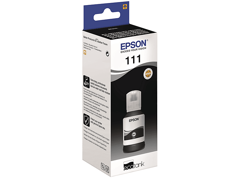 Epson Flacone Ecotank 111 Nero T03M140 Cartucce