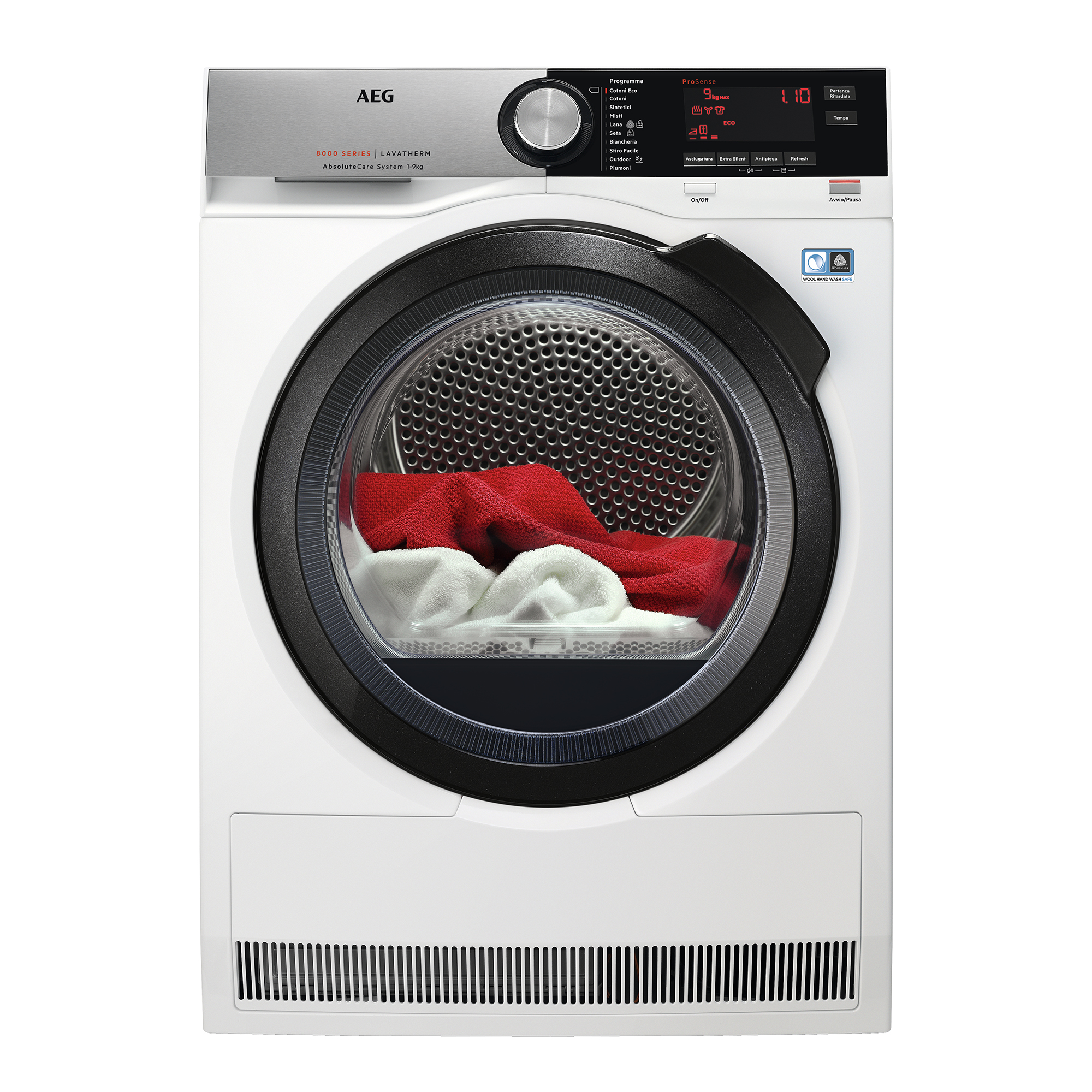 AEG T8Dec95M asciugatrice, 9 kg, 66,3 cm, Classe A++