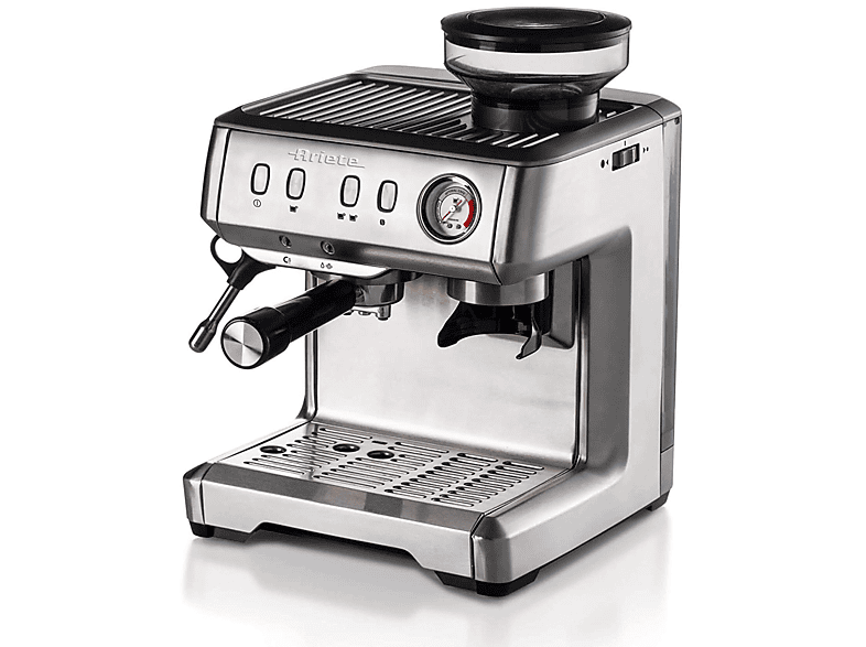 Ariete 1381 Macchina da Caffe' Espresso Rosso Metal Slim