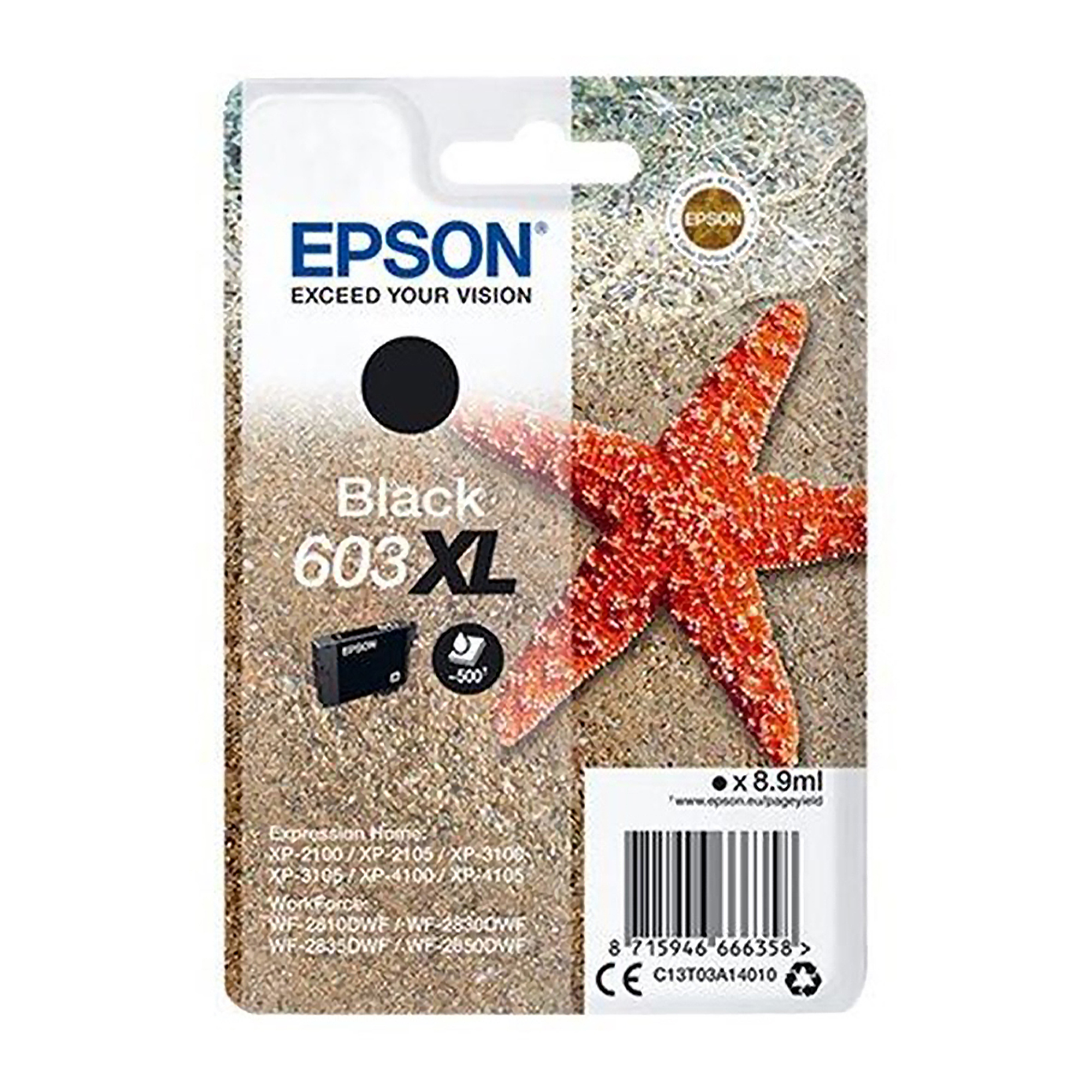 Epson Cart.ink Stella Marina 603Xl Nero
