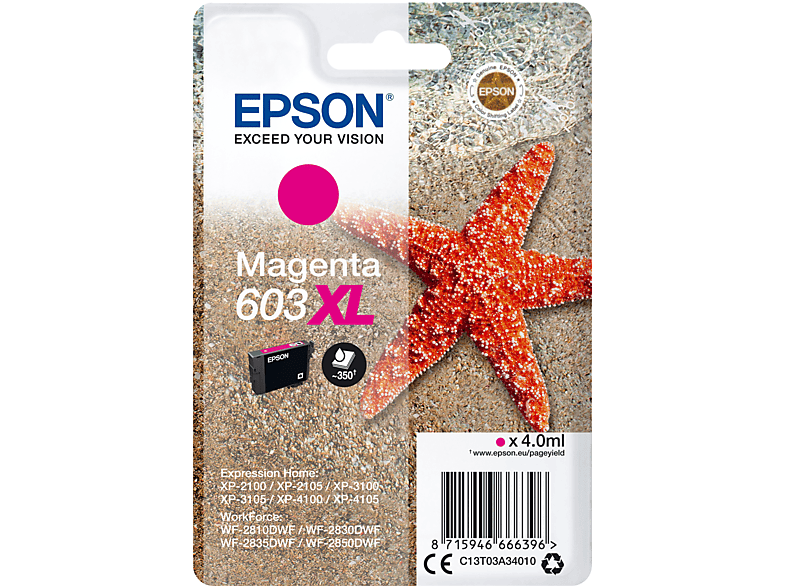 Epson Cart.ink Stella Marina 603Xl Magent Cartuccia