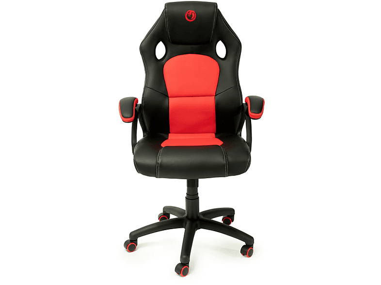 Sedia da gaming Omega con poggiapiedi - Rosso - Cribel - Sedie