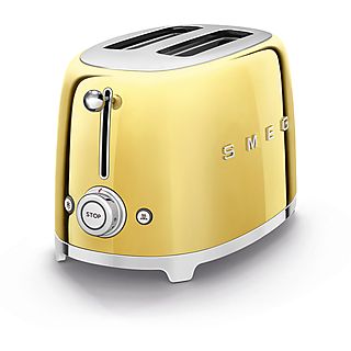SMEG TSF01GOEU Retro Style Toaster (Gold, 950 Watt, Schlitze: 2)