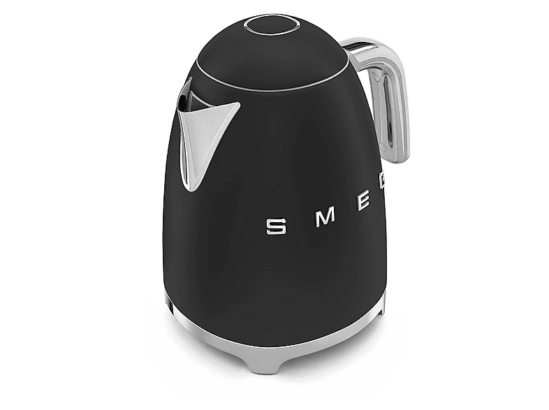 Smeg KLF03BLMEU Retro Style Wasserkocher (Schwarz, 1.7l / 7 Tassen, 2400 Watt) — Foto 4 von 5
