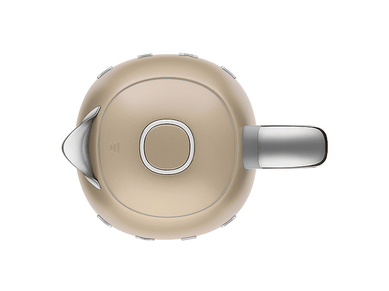 Smeg KLF03CHMEU Retro Style Wasserkocher 1.7l/7 Tassen Gold Matt Wasserkocher (Gold, 1.7l / 7 Tassen, 2400 Watt) — Foto 3 von 5