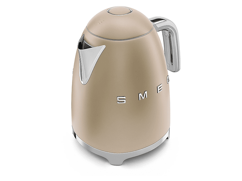 Smeg KLF03CHMEU Retro Style Wasserkocher 1.7l/7 Tassen Gold Matt Wasserkocher (Gold, 1.7l / 7 Tassen, 2400 Watt) — Foto 4 von 5