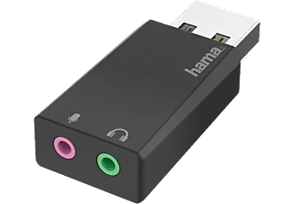 HAMA 00200323 - USB-Soundkarte (Schwarz)