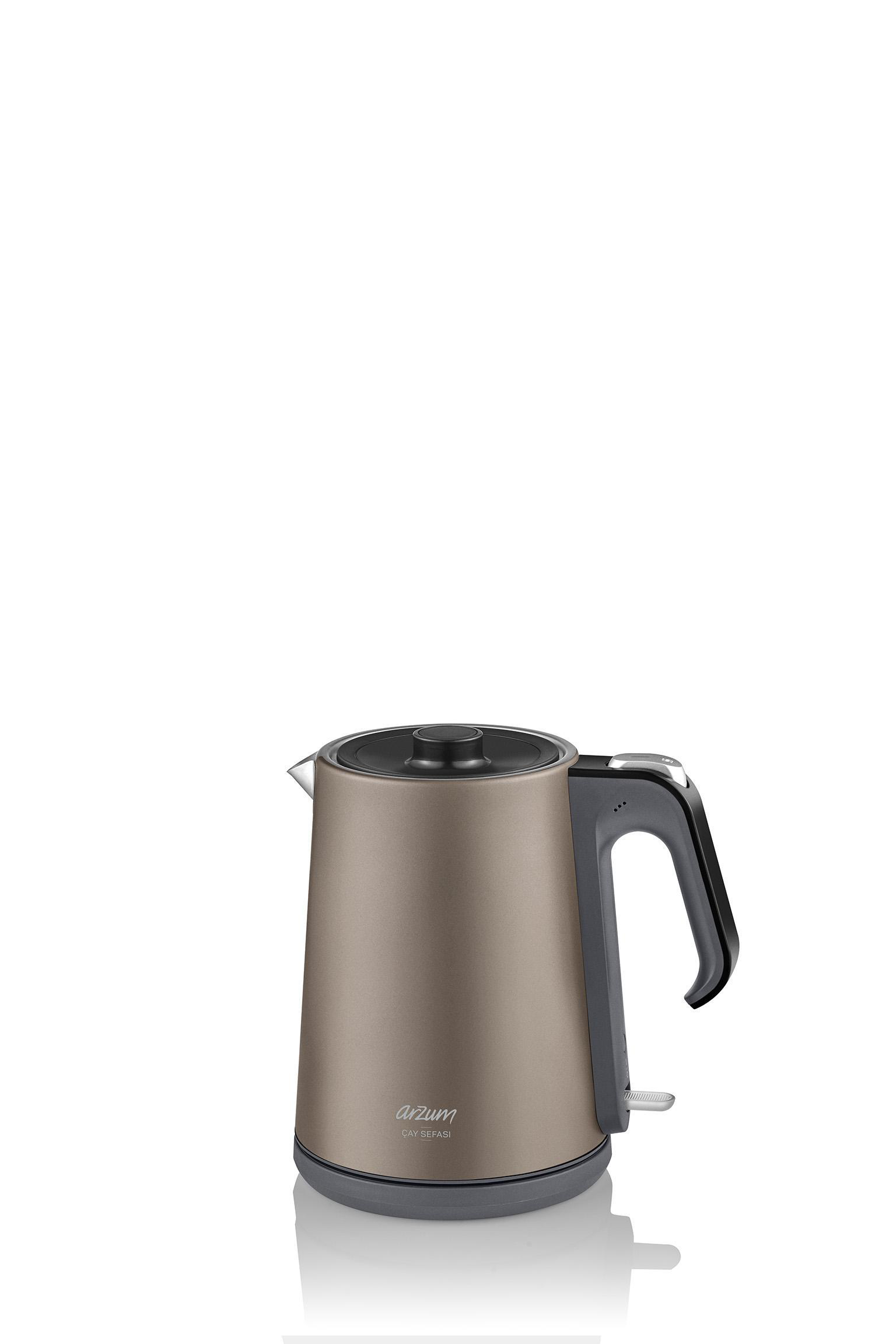 ARZUM AR3080-T Teekocher (1650 Watt , Braun)