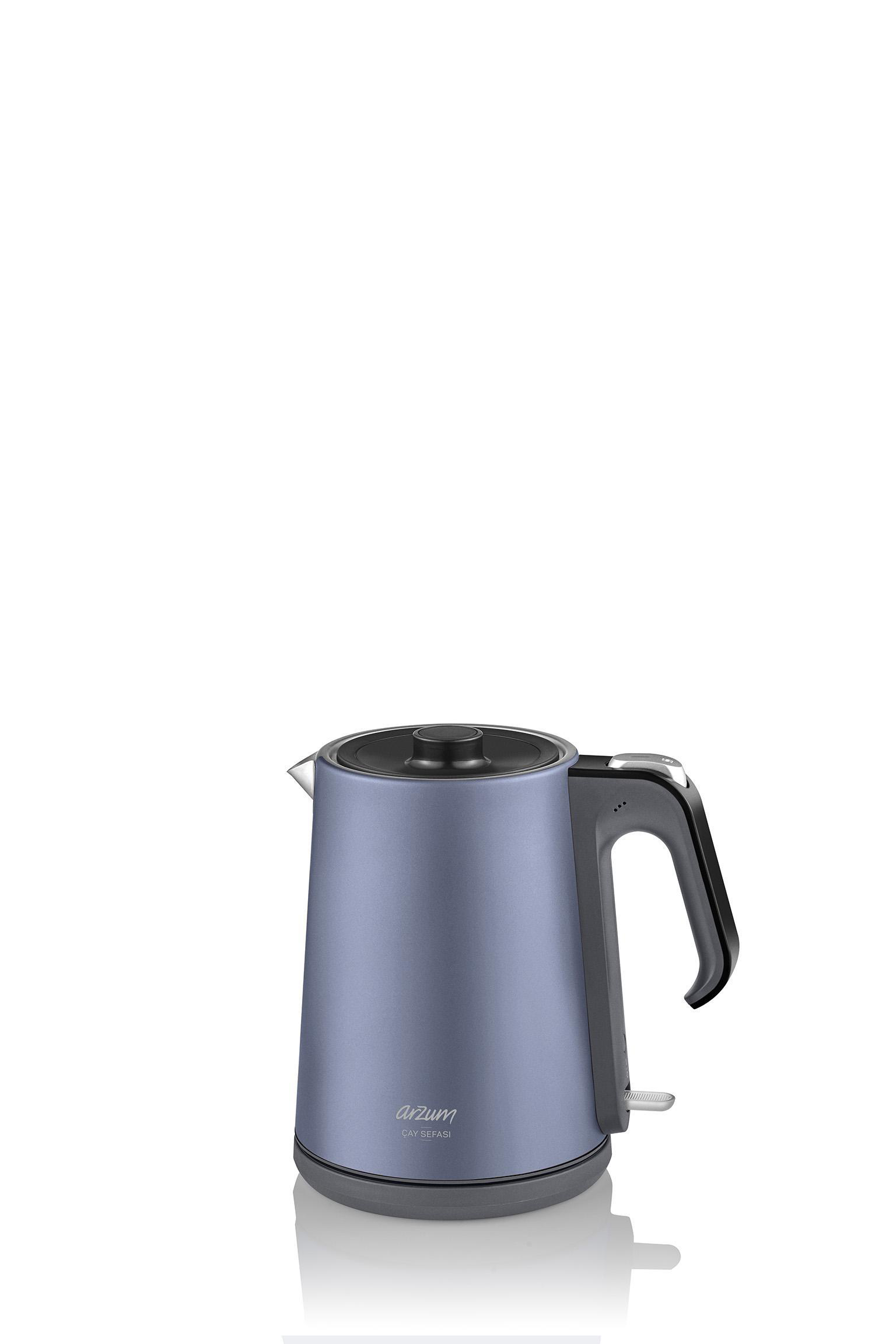 ARZUM AR3080-O Teekocher (1650 Watt , Blau)