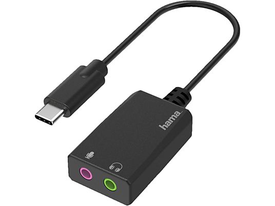 HAMA 00200320 - Cartes audio USB (Noir)