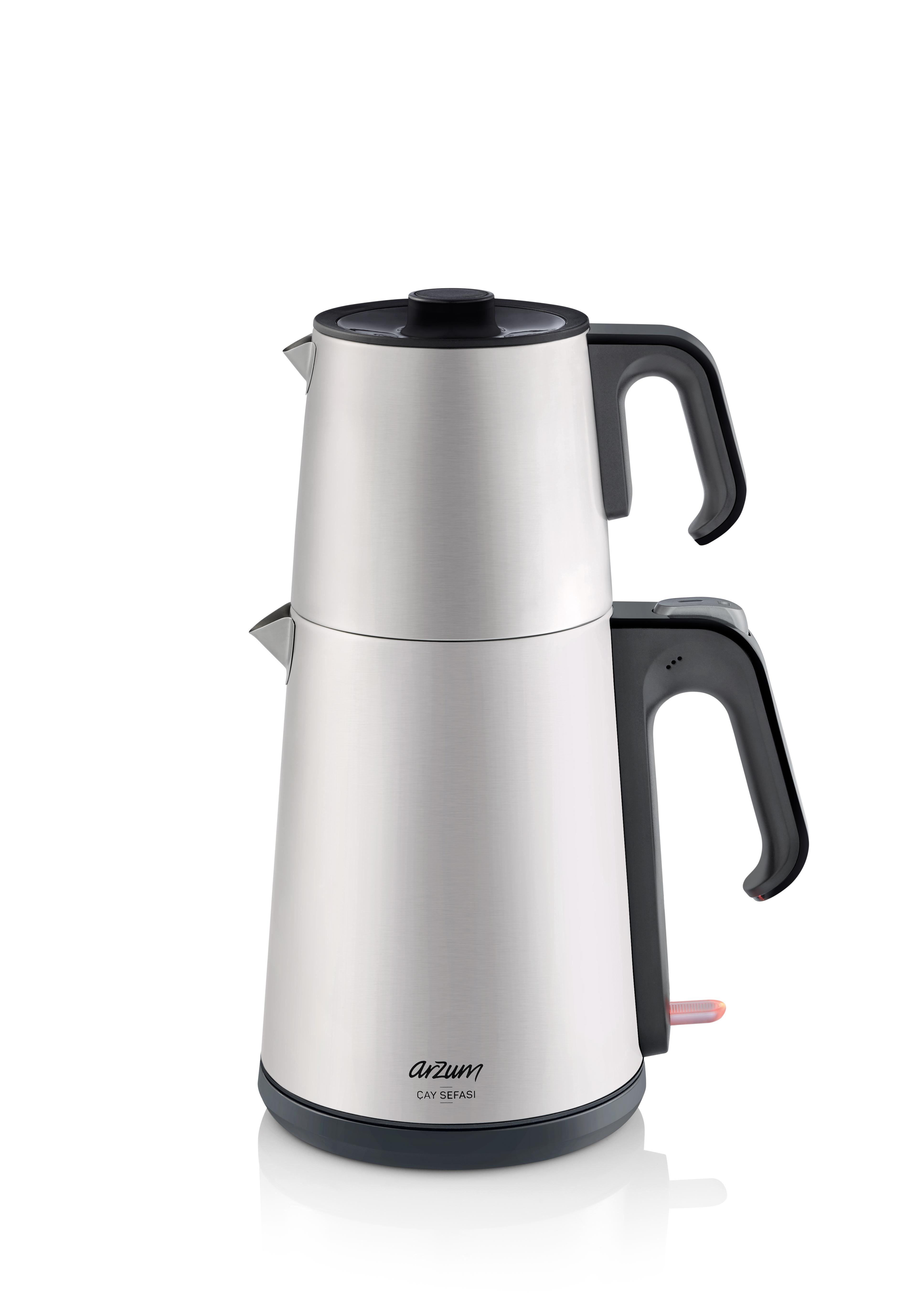 ARZUM AR3069 Teekocher (1650 Watt , Silber)
