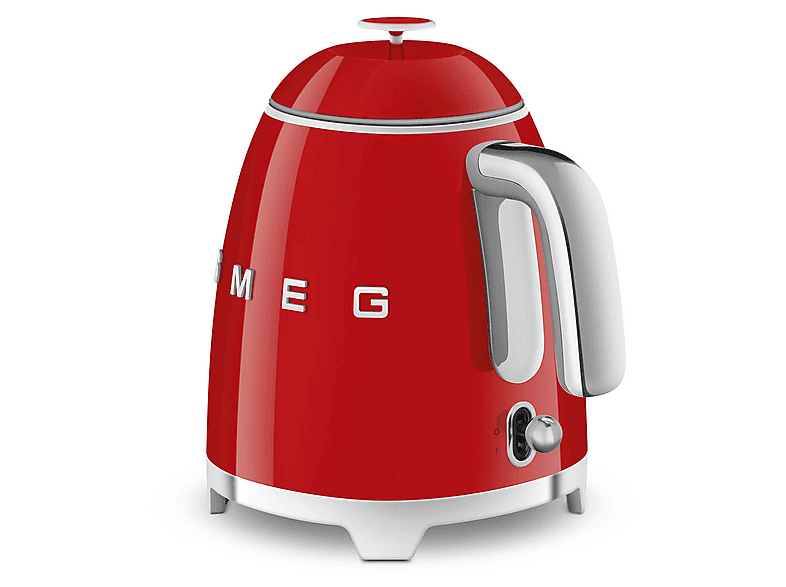 Smeg KLF05RDEU Retro Style Mini Wasserkocher (Rot, 0.8 l, 1400 Watt) — Foto 5 von 5