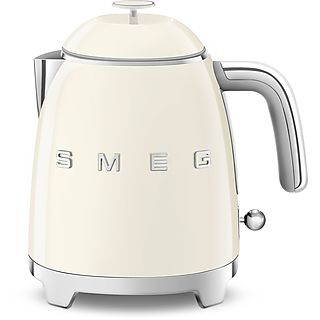 SMEG KLF05CREU Retro Style Mini Wasserkocher (Creme, 0.8 l, 1400 Watt)