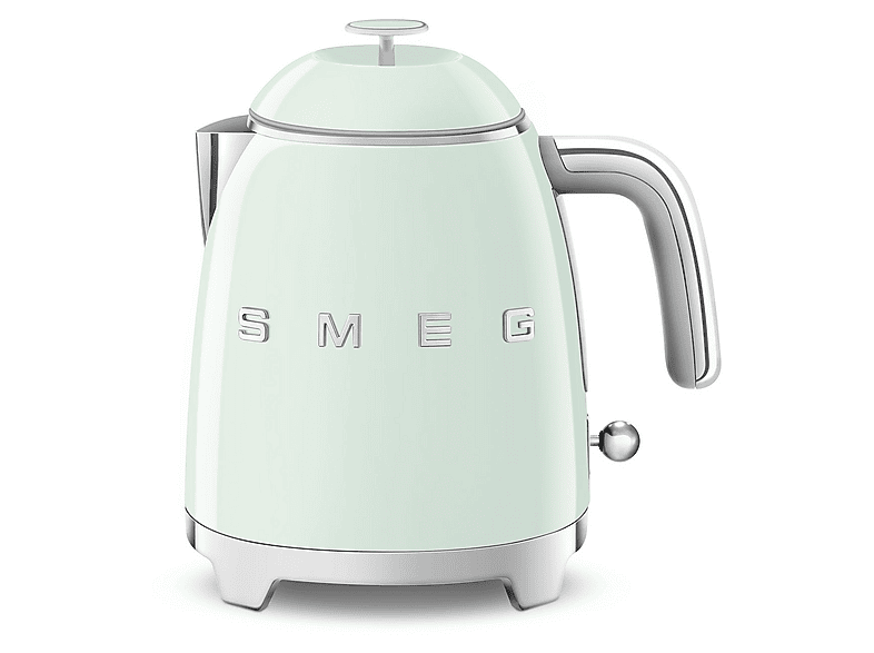 Smeg KLF05PGEU Retro Style Mini Wasserkocher (Pastellgrün, 0.8 l, 1400 Watt)