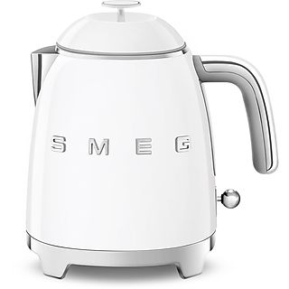 SMEG KLF05WHEU Retro Style Mini Wasserkocher (Weiß, 0.8 l, 1400 Watt)