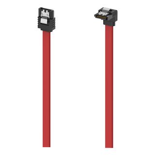 HAMA 00200740 - Câble SATA, 60 cm, Noir/Rouge