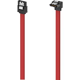 HAMA 00200740 - SATA-Kabel, 60 cm, Schwarz/Rot