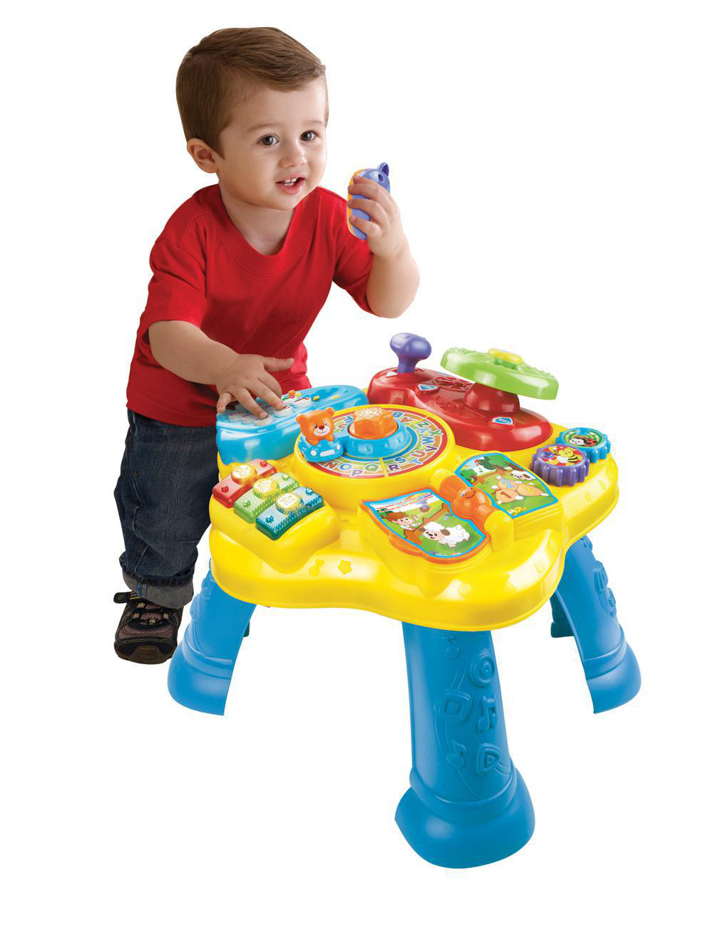 VTECH Abenteuer Spieltisch Kleinkindspieltisch, Mehrfarbig