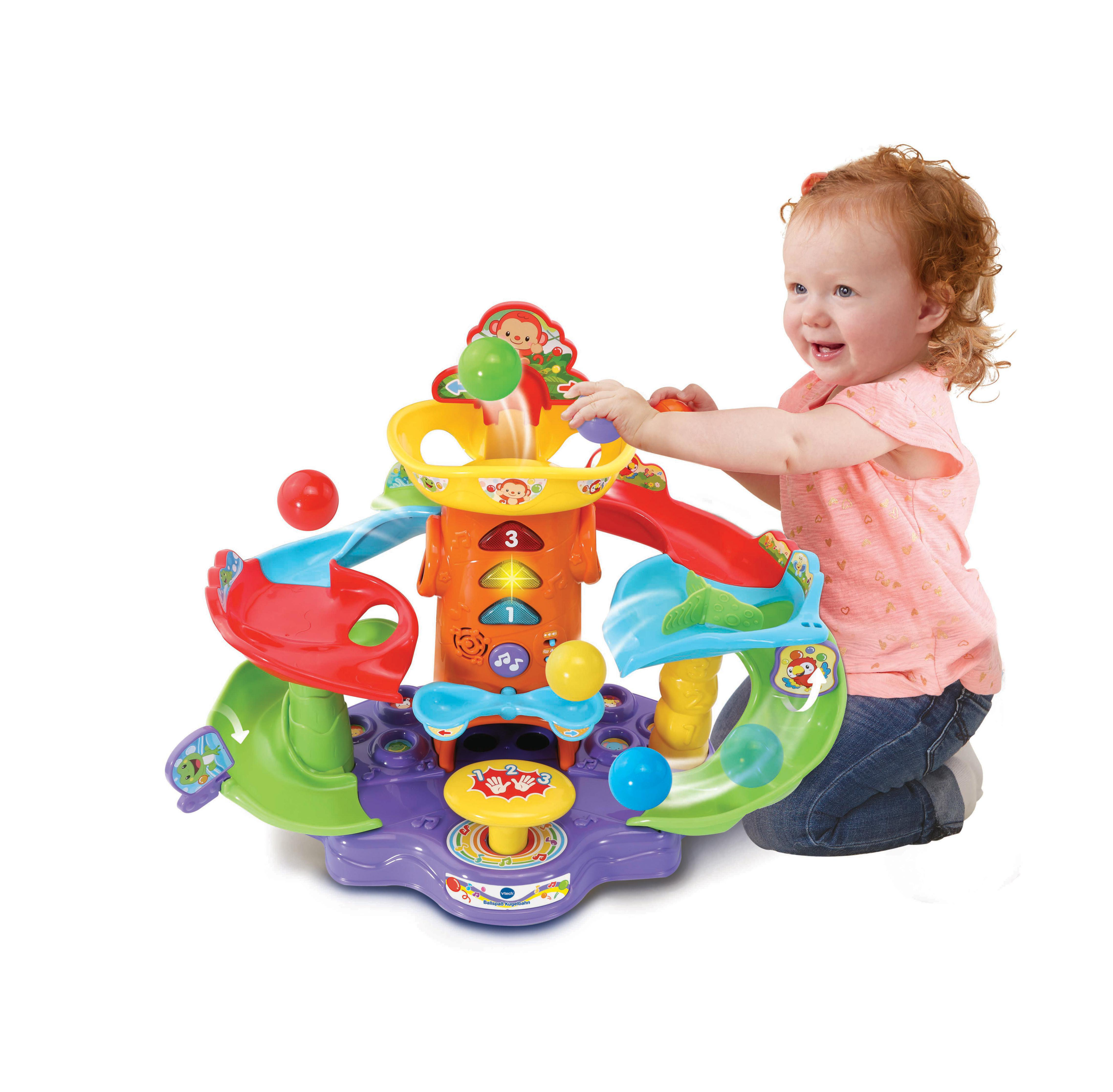VTECH Ballspaß Kugelbahn Kleinkindkugelbahn, Mehrfarbig