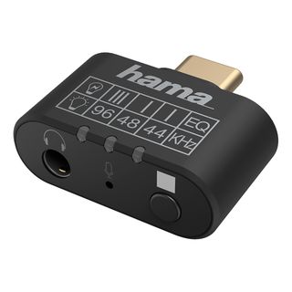 HAMA 00200302 - Audio-Adapter (Schwarz)
