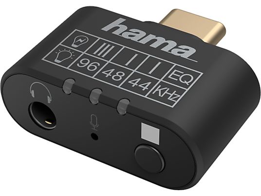 HAMA 00200302 - Adaptateur audio (Noir)