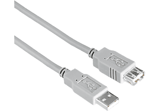 HAMA 00200906 - Câble de rallonge USB (Gris)