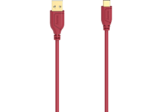 HAMA 00200636 - Câble USB-A vers USB-C (Rouge)