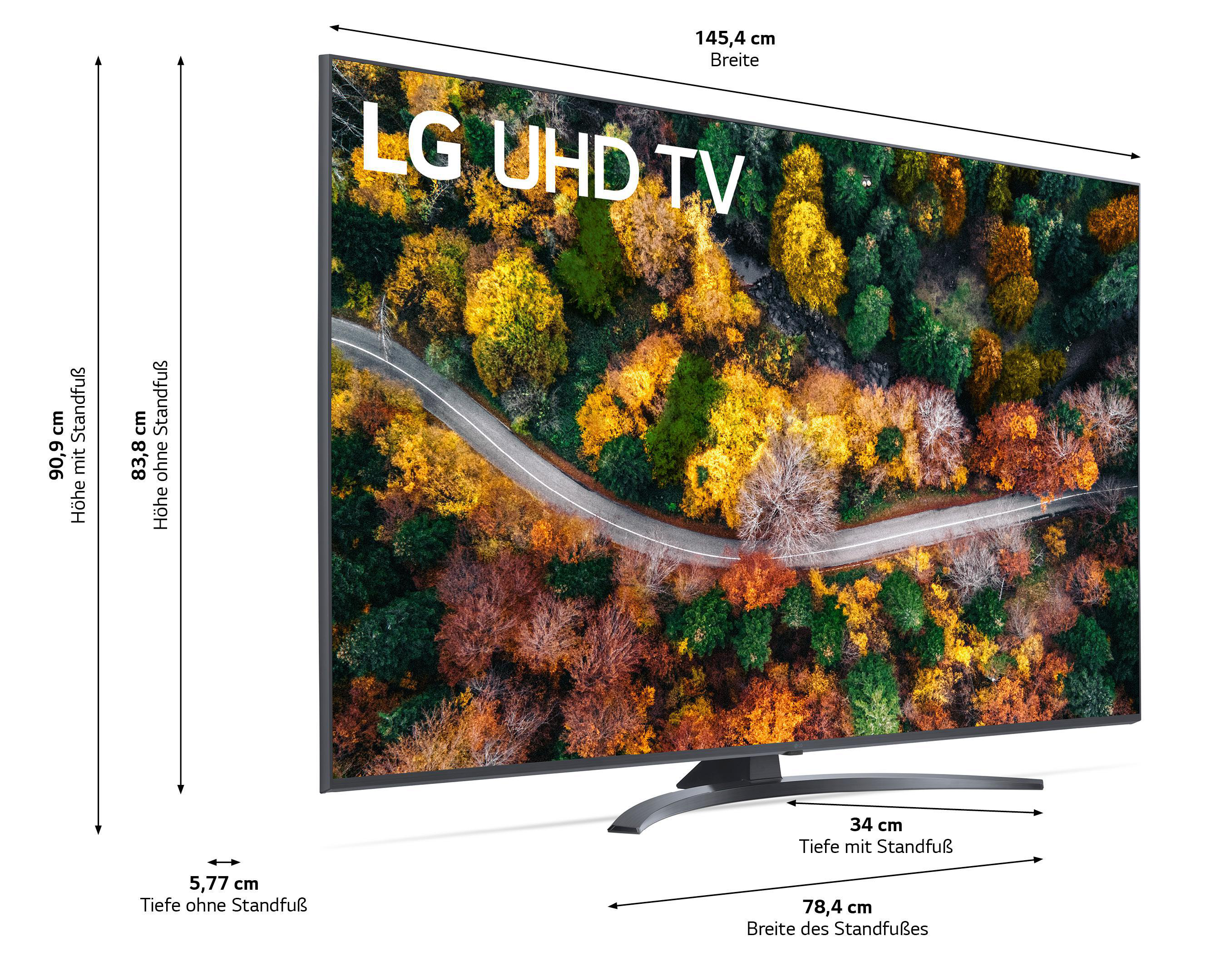 LG 65UP78009LB LCD TV (Flat, 65 Zoll / 164 cm, UHD 4K, SMART TV, LG webOS 6.0)