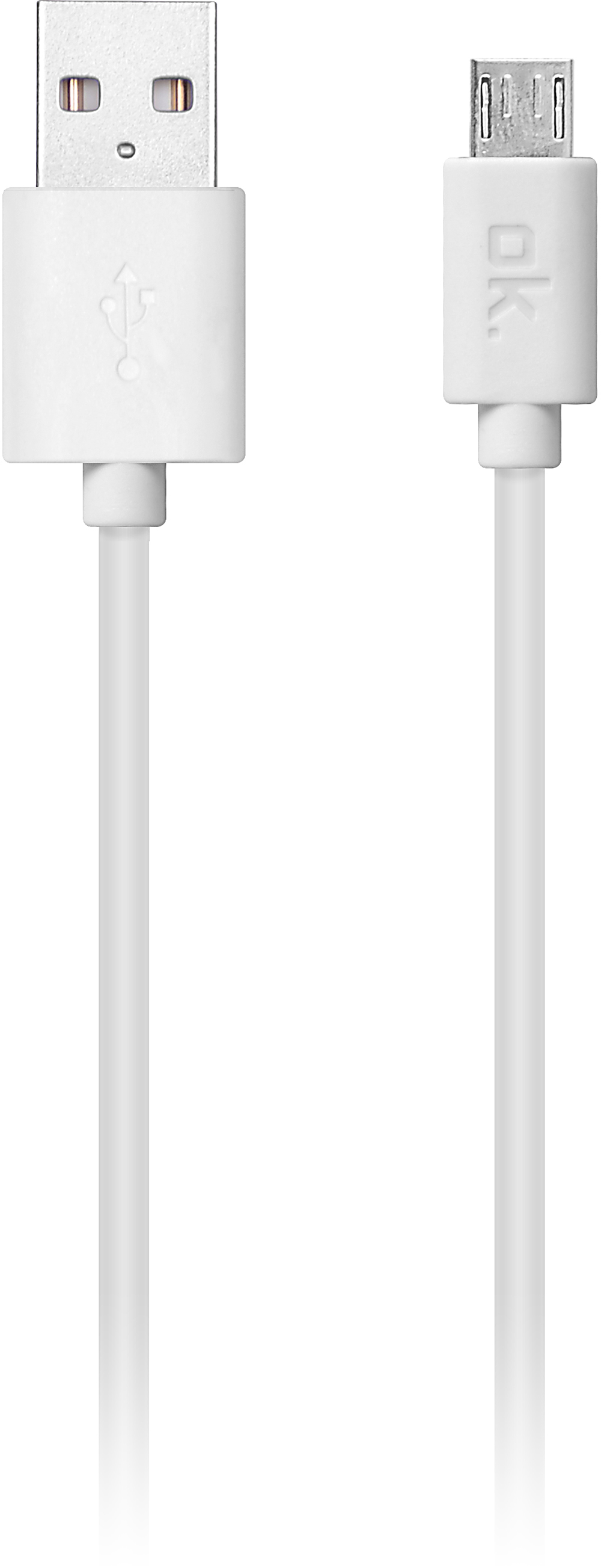 OK. OZB 503 3-Pack USB-naar-micro-USB-kabel  Wit afbeelding