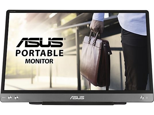 ASUS ZenScreen MB14AC - Monitor portatile, 14 ", Full-HD, 60 Hz, Grigio scuro