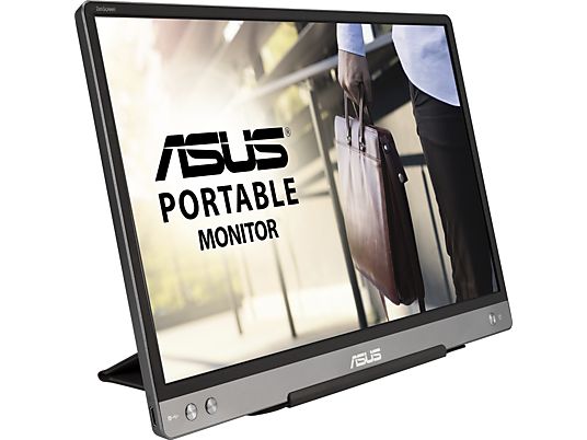 ASUS ZenScreen MB14AC - Monitor portatile, 14 ", Full-HD, 60 Hz, Grigio scuro