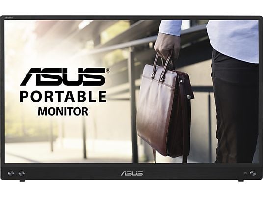 ASUS ZenScreen MB16ACV - Portabler Monitor, 15.6 ", Full-HD, 60 Hz, Schwarz