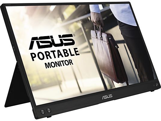 ASUS ZenScreen MB16ACV - Portabler Monitor, 15.6 ", Full-HD, 60 Hz, Schwarz
